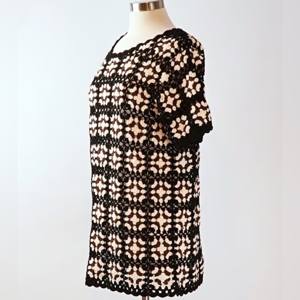 Shore Brand Crochet Mini Dress/Cover-up